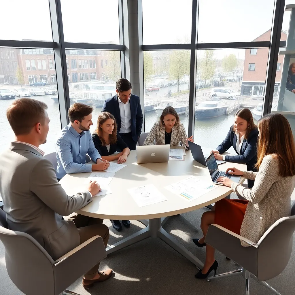 Nederlandse professionals in overleg tijdens een strategische planningssessie