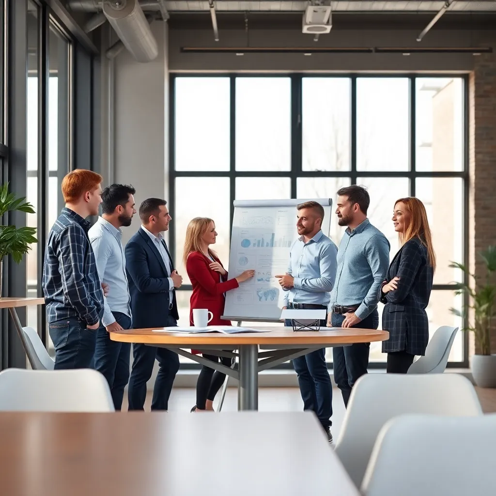 Groep Nederlandse professionals in een strategische planningssessie