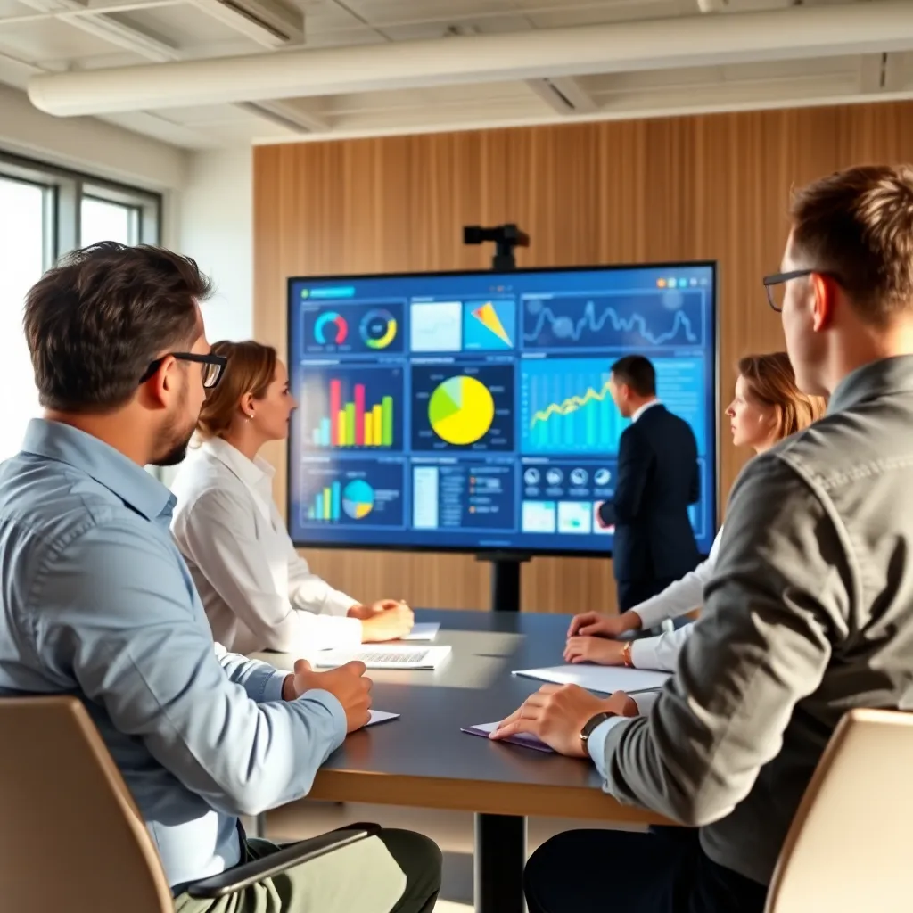 Data-analyse team bespreekt strategische inzichten