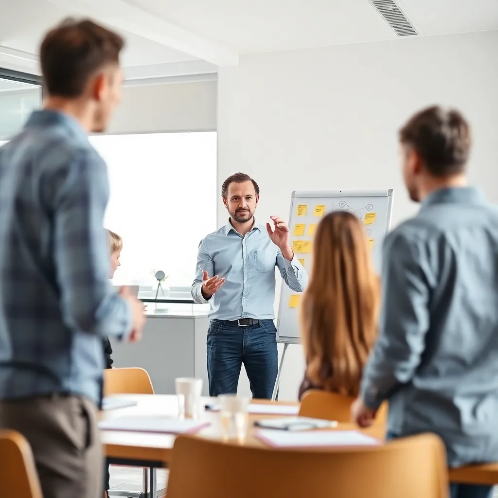 Nederlandse professionals in strategische brainstormsessie